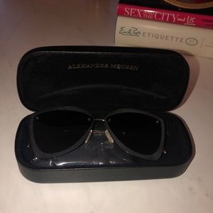 AUTHENTIC Alexander McQueen black sunglasses